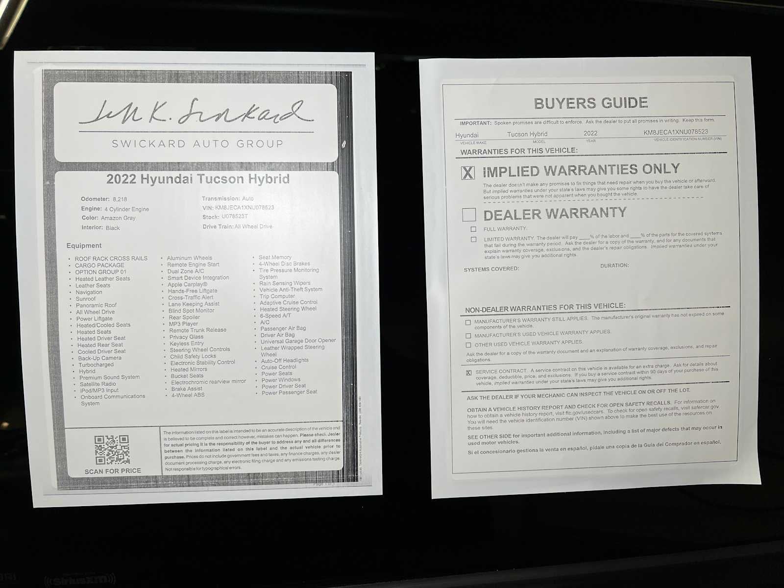 2022 Hyundai Tucson Hybrid Limited