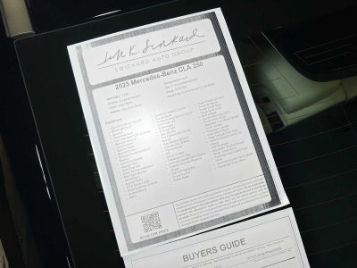 2025 Mercedes-Benz CLA CLA 250