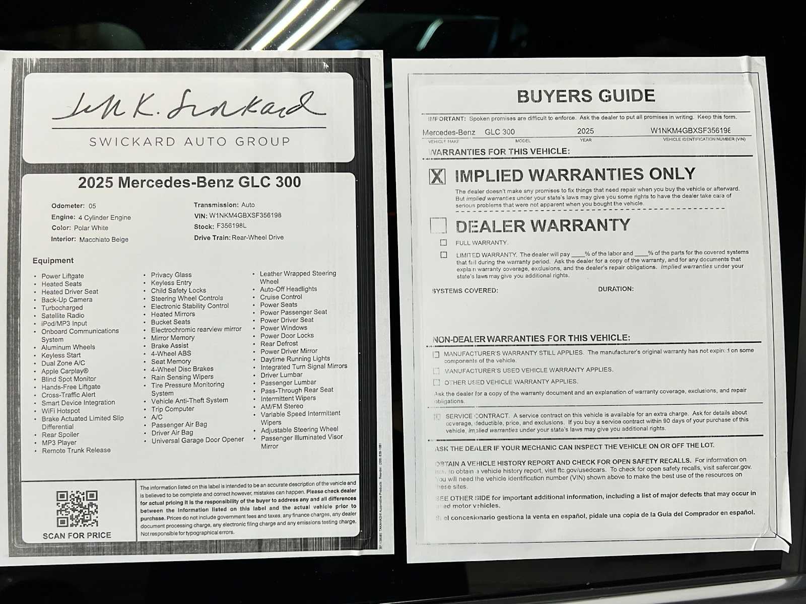 2025 Mercedes-Benz GLC GLC 300