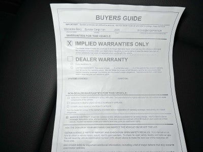 2025 Mercedes-Benz Sprinter 2500 Standard Roof I4 Diesel 144" RWD