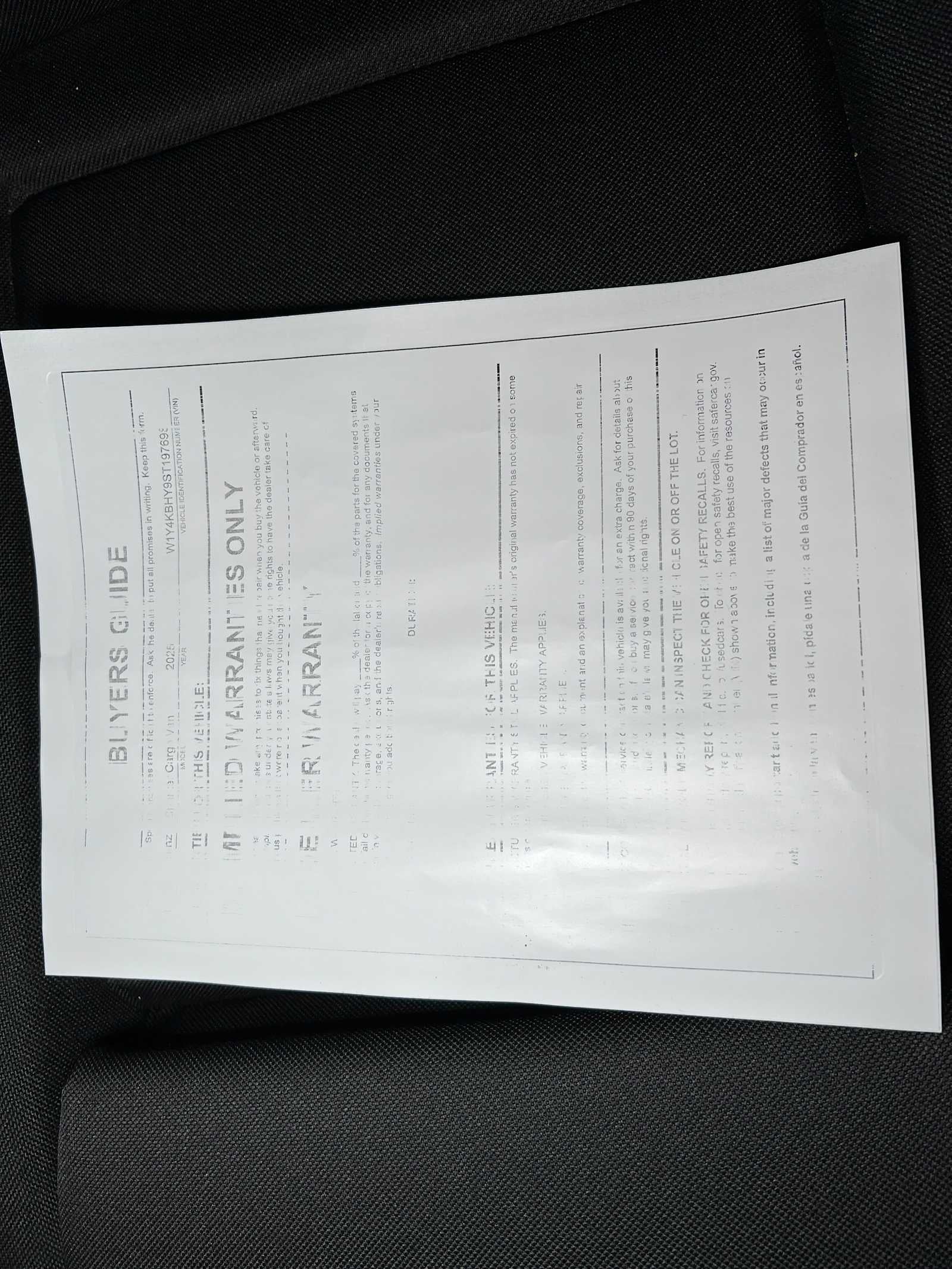 2025 Mercedes-Benz Sprinter 2500 Standard Roof I4 Diesel 144" RWD