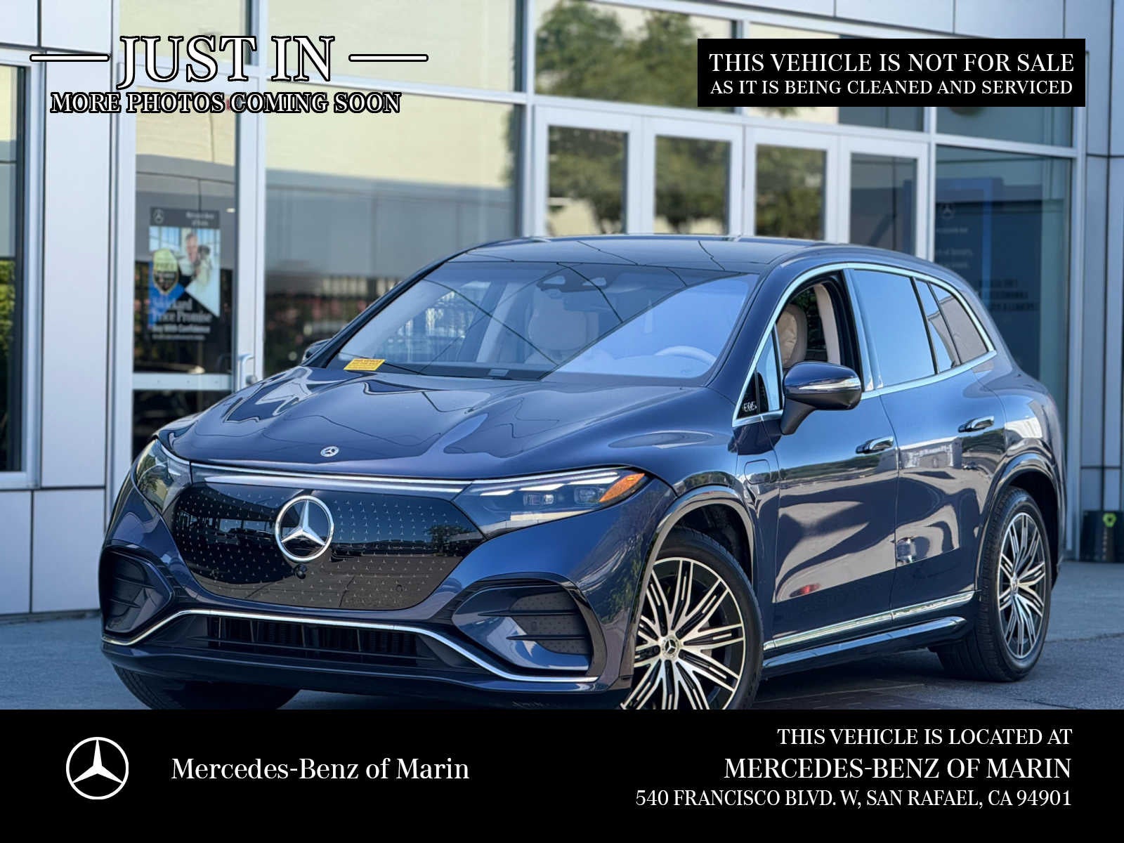 Used 2023 Mercedes-Benz EQS SUV Base with VIN 4JGDM4EBXPA020831 for sale in San Rafael, CA