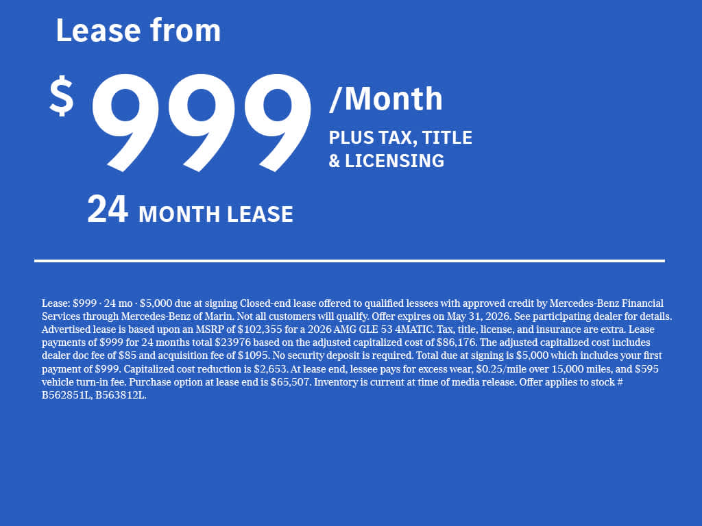 2026 Mercedes-Benz AMG® GLE 53 4MATIC®+ SUV