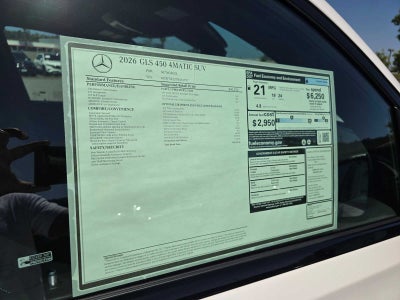 2026 Mercedes-Benz GLS 450 4MATIC® SUV