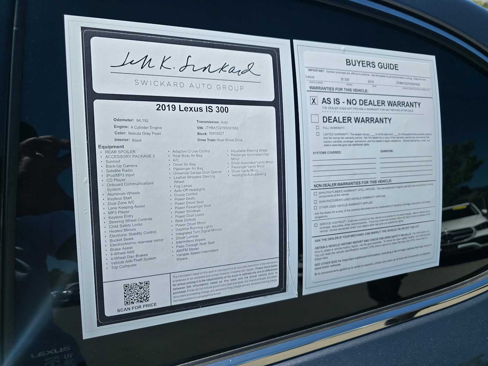 2019 Lexus IS 300 IS 300