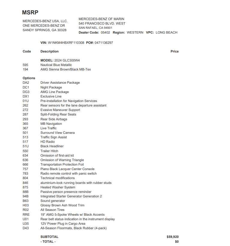 2024 Mercedes-Benz GLC 300 4MATIC® SUV