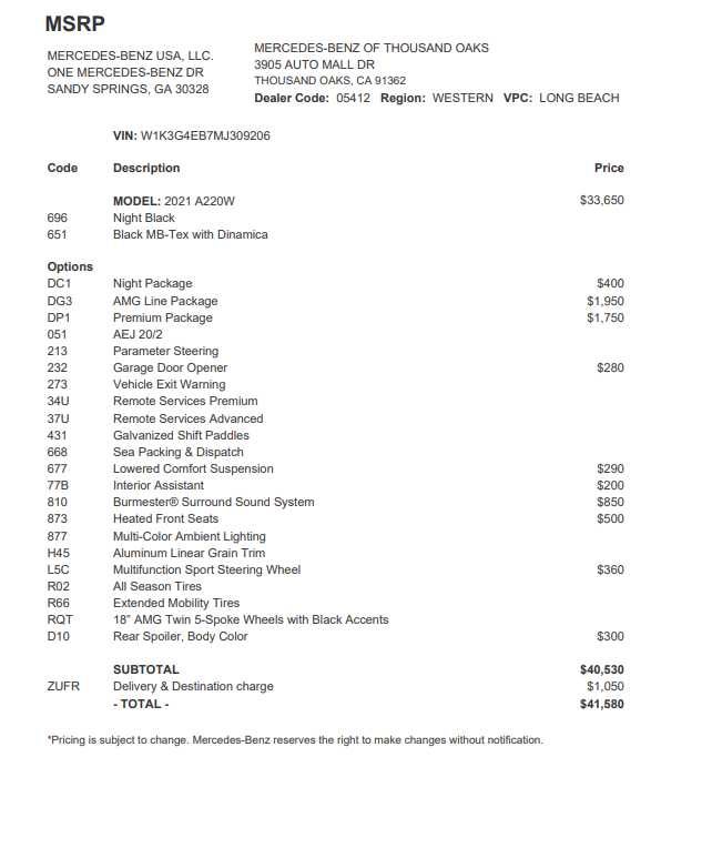 2021 Mercedes-Benz A 220 Sedan