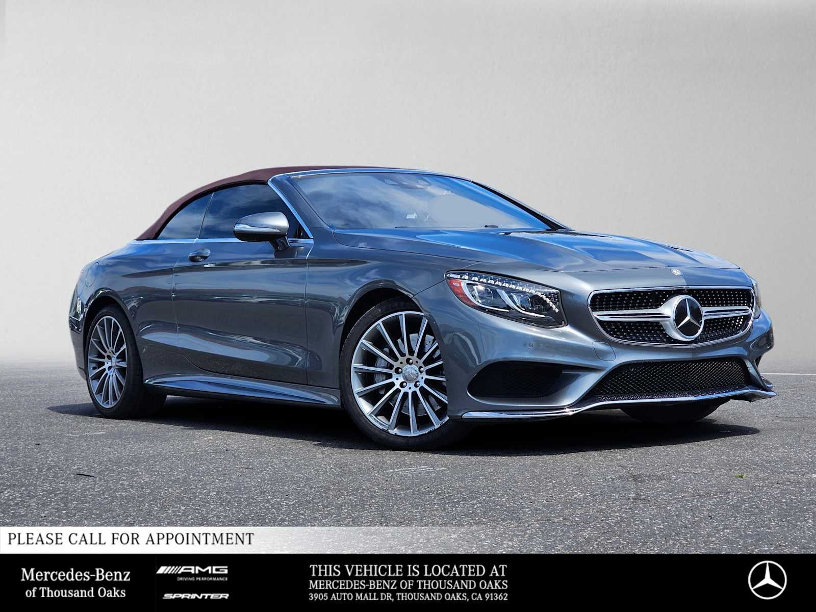 2017 Mercedes-Benz S 550 Cabriolet