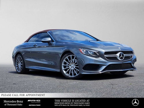 2017 Mercedes-Benz S 550 Cabriolet