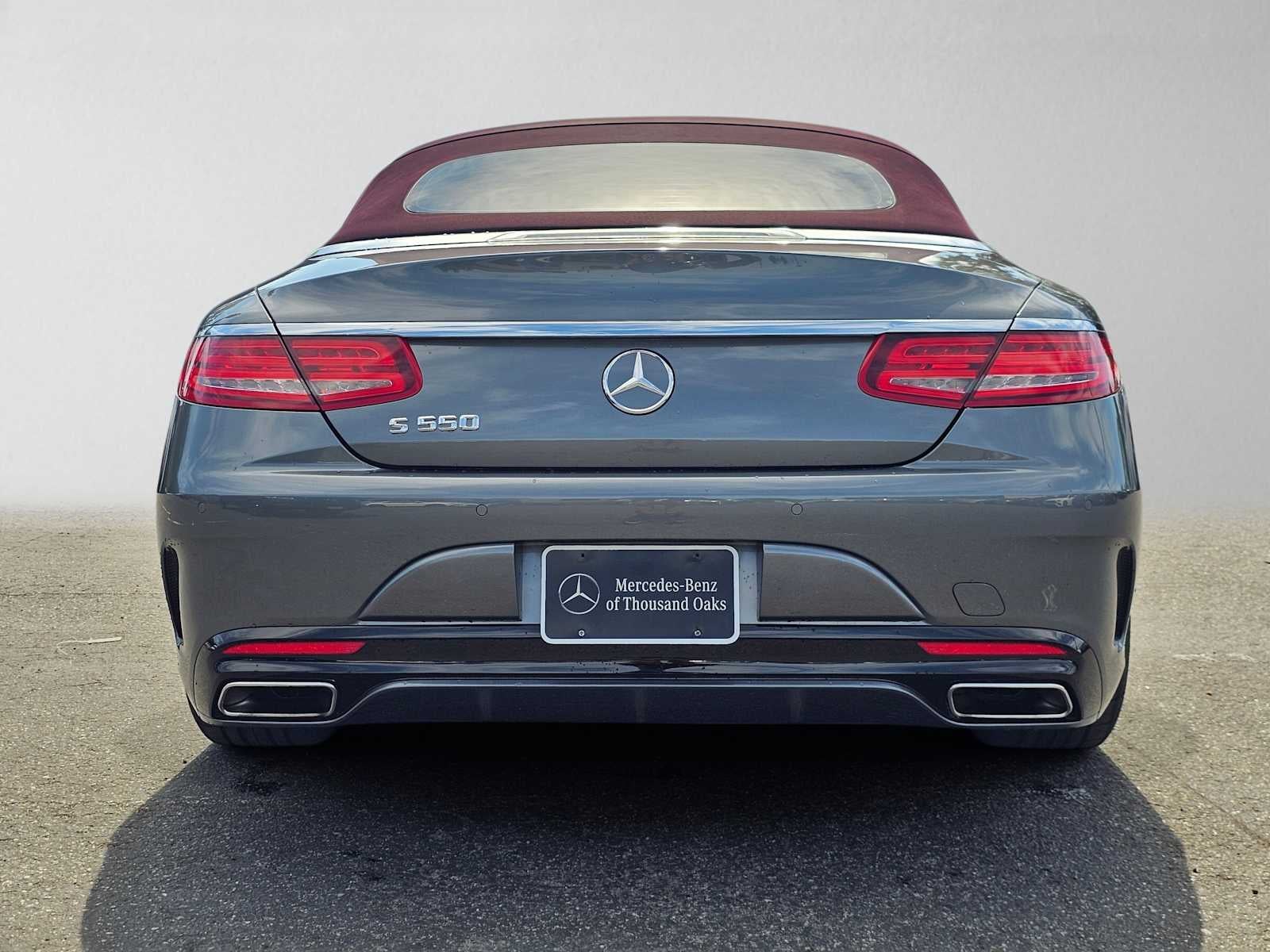 2017 Mercedes-Benz S 550 Cabriolet