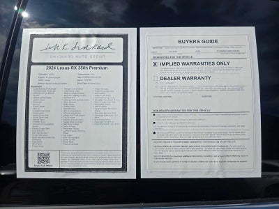2024 Lexus RX 350h Premium Plus