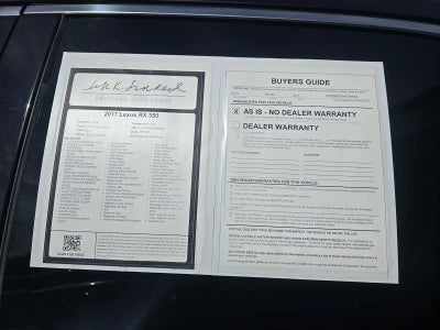 2017 Lexus RX RX 350 AWD