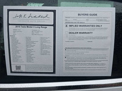 2019 Tesla Model 3 Long Range