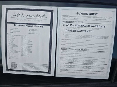 2013 Mazda Mazda3 i Touring