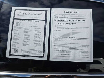 2025 Lexus RX 350 Premium