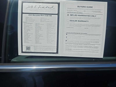 2023 Mercedes-Benz EQS 580 4MATIC® Sedan