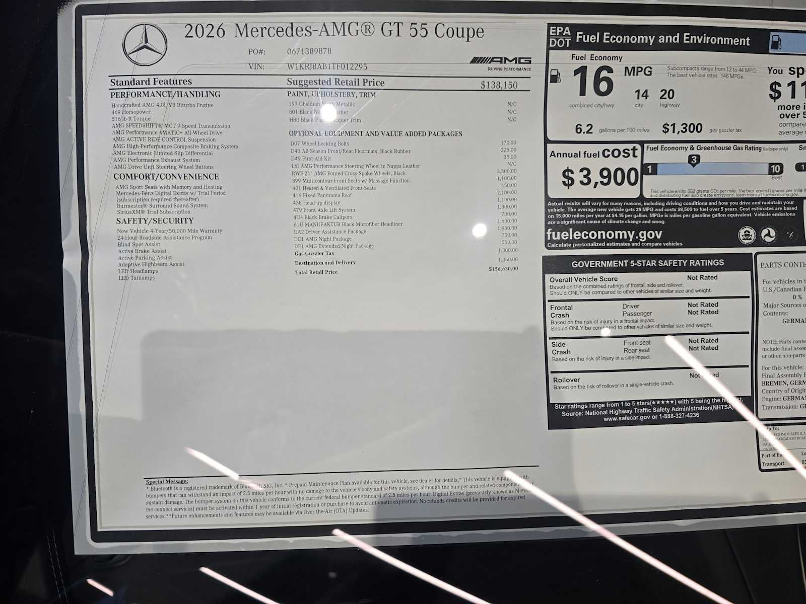2026 Mercedes-Benz AMG® GT Coupe
