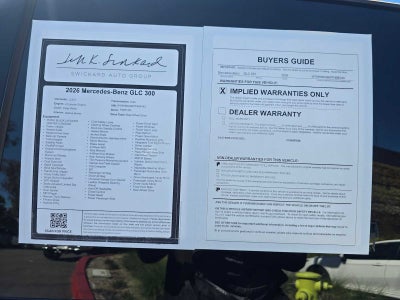 2026 Mercedes-Benz GLC 300 SUV