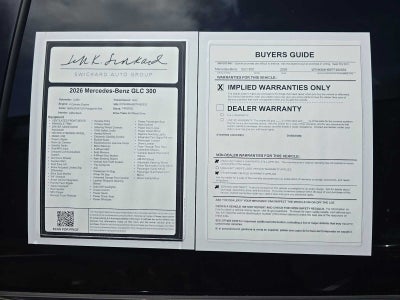 2026 Mercedes-Benz GLC 300 4MATIC® SUV