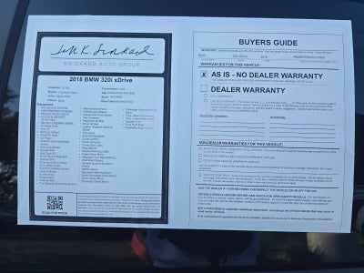 2018 BMW 320i xDrive 320i xDrive