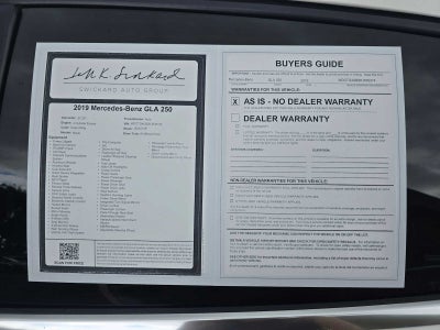 2019 Mercedes-Benz GLA 250 4MATIC® SUV